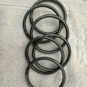 BuDah Girl emerald green serenity prayer Bracelet Set